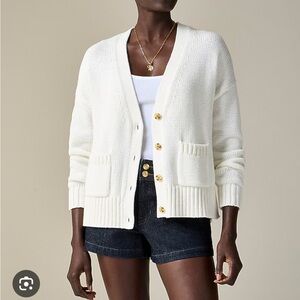 J. Crew Heritage Cotton Relaxed Cardigan